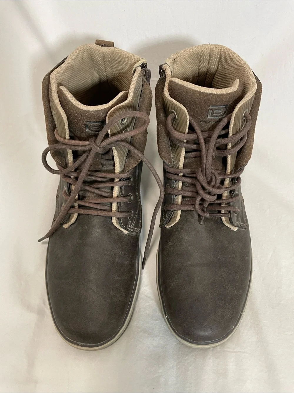 Day Five Viper Men's Casual High-Top Rugged Boots in Brown, Sz 13, NEW